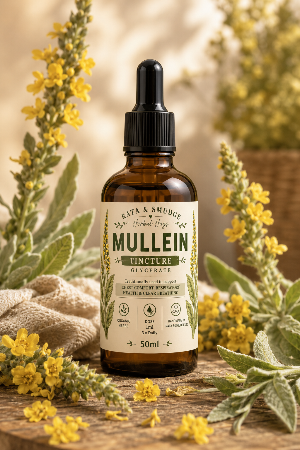 Mullein Glycerate | Family-Friendly Lung Support
š